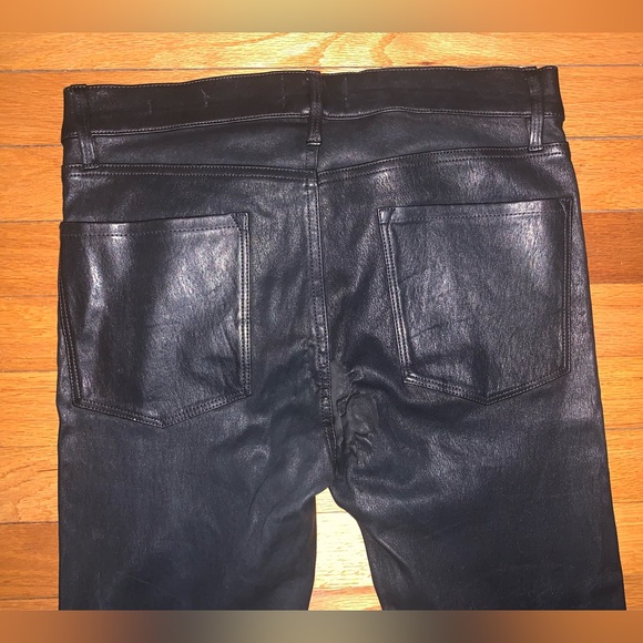 Frame Le Skinny de Jeanne leather pants in black 30 - Picture 7 of 12